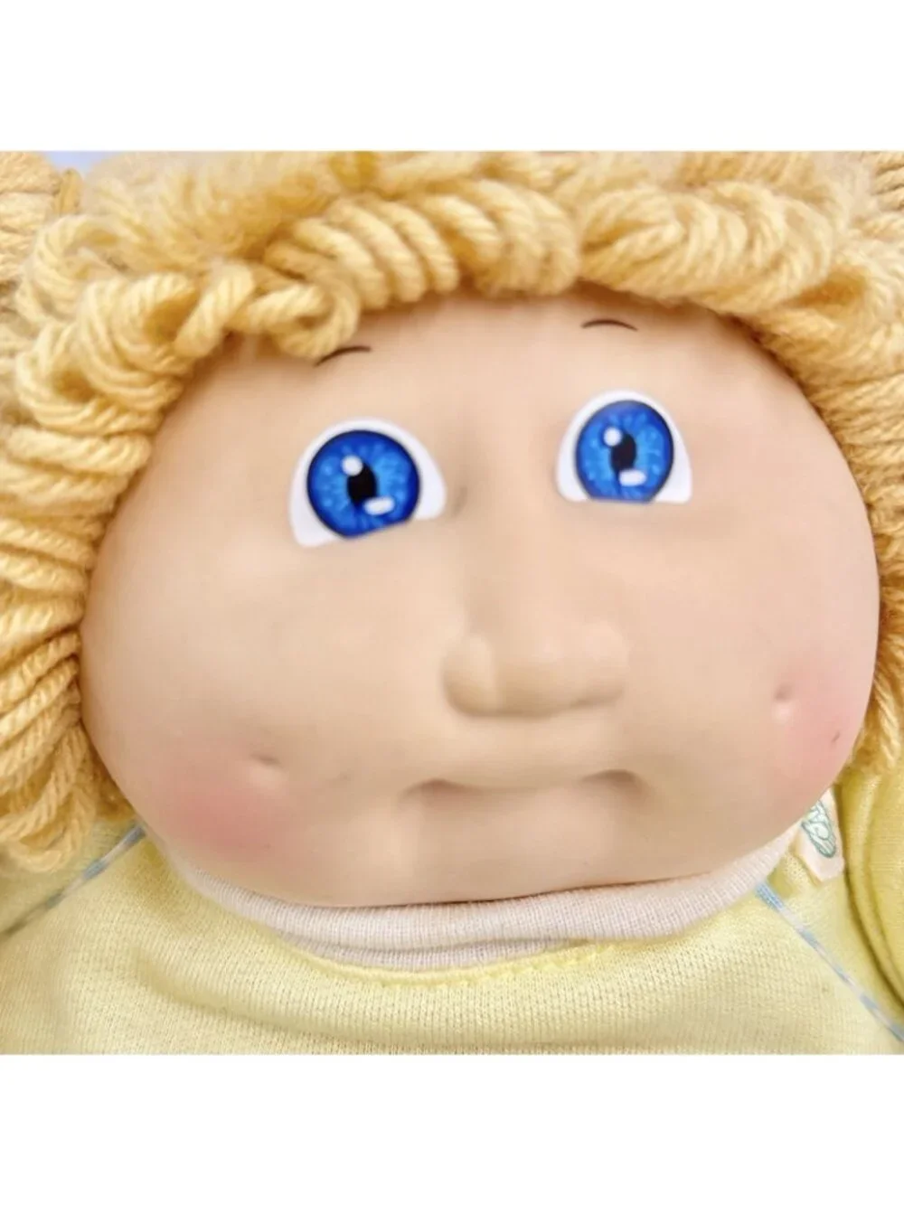 Vintage 1985 Cabbage Patch Kids Doll Blonde Blue Eyes Xavier Roberts Head Mold 2